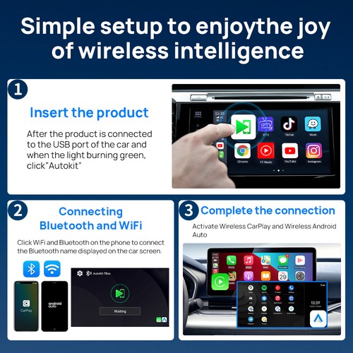 2025 Android TV Box Smart CarPlay Android Auto Wireless - Picture 6 of 12