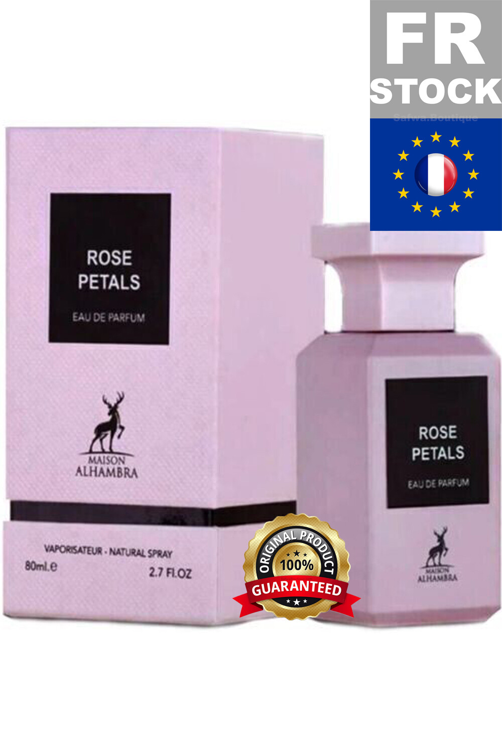 Rose Petals Maison Alhambra parfum floral 80ml pour le soir