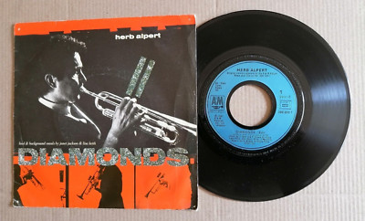 Herb Alpert: Diamonds/African Flame 7 '' 45T France A&M 390203-7 Janet JACKSON
