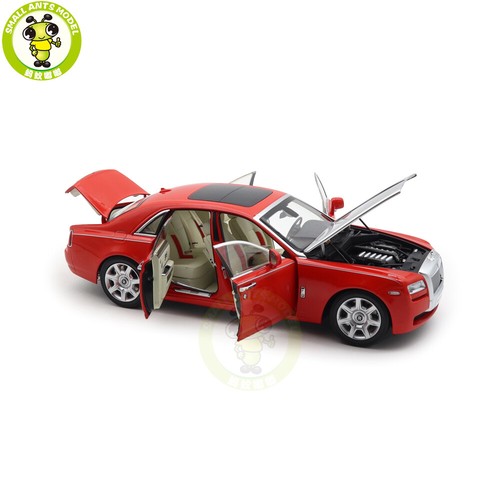 1/18 Rolls-Royce Ghost Kyosho 08802RS Red/Silver Diecast Model Car - Picture 11 of 22