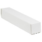 White Square Tube Mailing Tubes