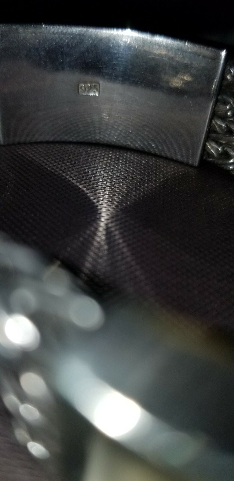 Custom Silver Bracelet Very Different fits 8" wri… - image 5