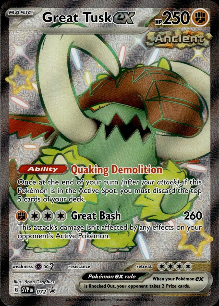 Pokemon Paldean Fates Black Star Promo Shiny Ultra Rare Pokemon Paldean Fates Black Star Promo Shiny Ultra Rare