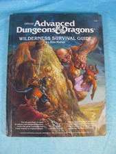 AD&D WILDERNESS SURVIVAL GUIDE #2020 DUNGEONS & DRAGONS - GOOD CONDITION