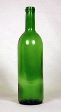 750mL Green Bordeaux Wine Bottles - Case of 12