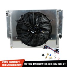 For 1992-1999 Bmw E36 323i 325i 328i Mt 2 Row Aluminum Radiatorfan Shroud Kit For 1992-1999 Bmw E36 323i 325i 328i Mt 2 Row Aluminum Radiatorfan Shroud Kit