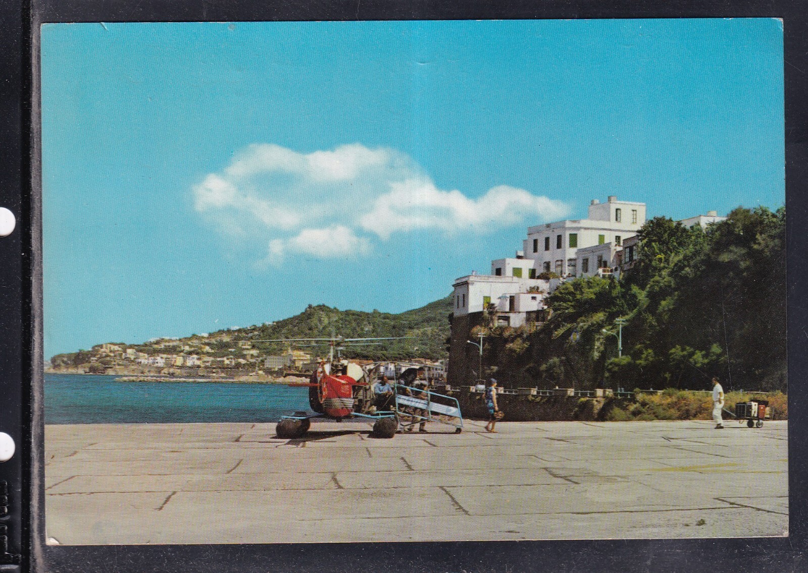Cartolina Casamicciola Eliporto Pensione Morgera Q1451