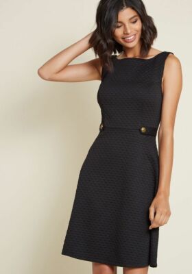 black sixties dress Size 6 Black 1960s Dress main image 0