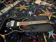 esp ltd evertune guitar with mick Thompson slipknot pick ups with case 