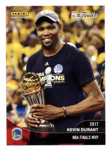 2016-17 Panini Instant Warriors Champions Kevin Durant 2017 NBA Finals Mvp!
