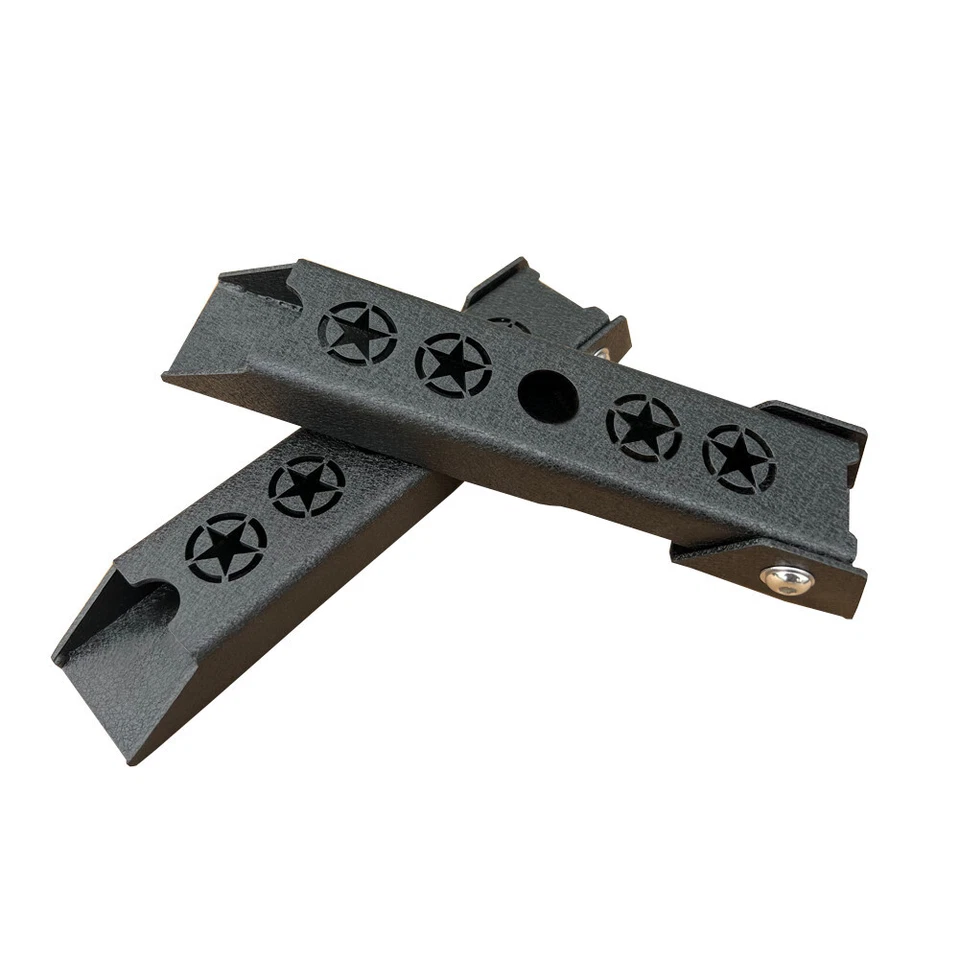 Fits 2007-2017 Jeep Wrangler JK Steel Heavy Duty Reinforc Tailgate Hinge Set - Imagem 4 de 4