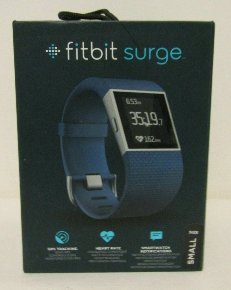 Fitbit Surge Fitness Super Watch Blue Small