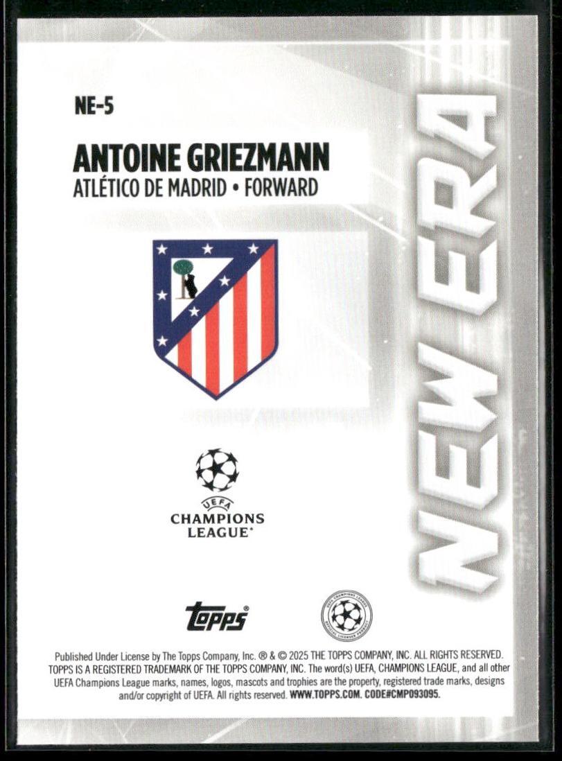 Antoine Griezmann 2024-25 Topps UEFA Club Competitions New Era #NE 