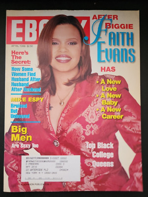 Ebony Magazine April 1999 Faith Evans Mike Espy Big Men Are Sexy Too B40:1515