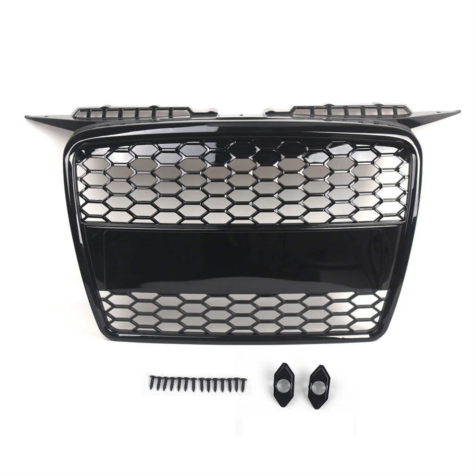 Front Bumper Mesh Honeycomb Grille Grill For Audi A3/A3 Quattro 2004-2008 - Image 2 of 4