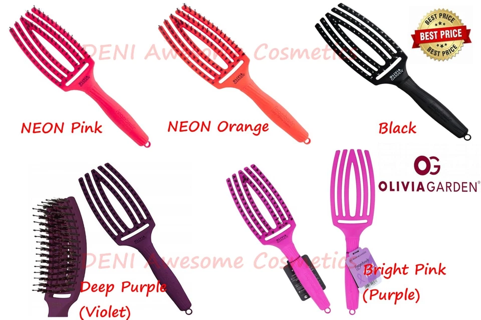 Olivia Garden Fingerbrush Pink,Orange,Violet,Purple,Black