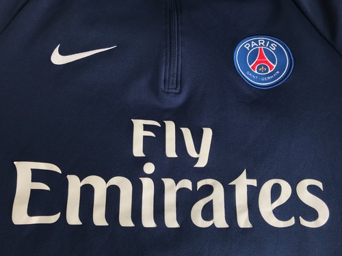 Paris Saint-Germain PSG 2017/2018 TRAINING FOOTBALL SOCCER JACKET NIKE size M - Picture 7 of 13
