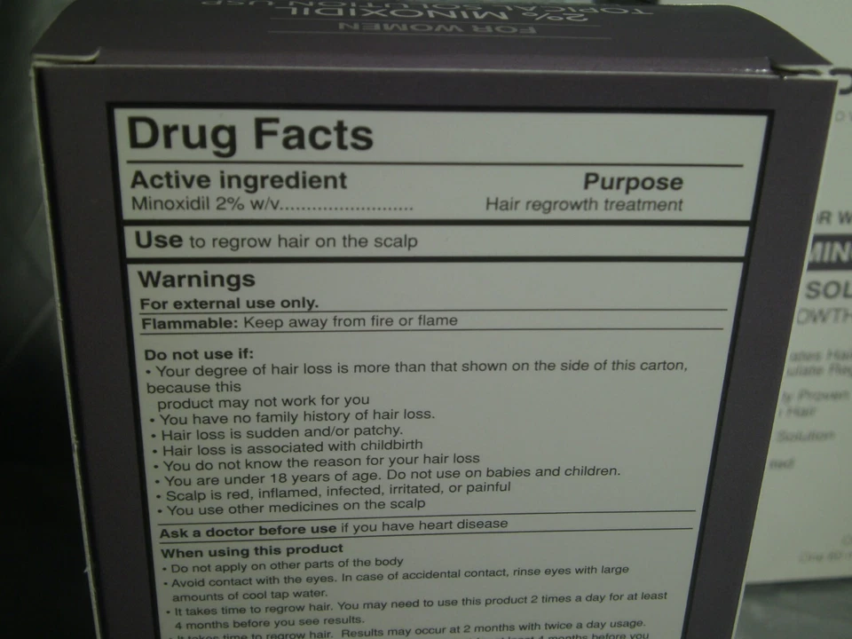Paquete de 2 sueros tópicos Shapiro MD PARA MUJER tratamiento para el crecimiento del cabello 2 % minoxidil 3/25 Foto 3 de 4