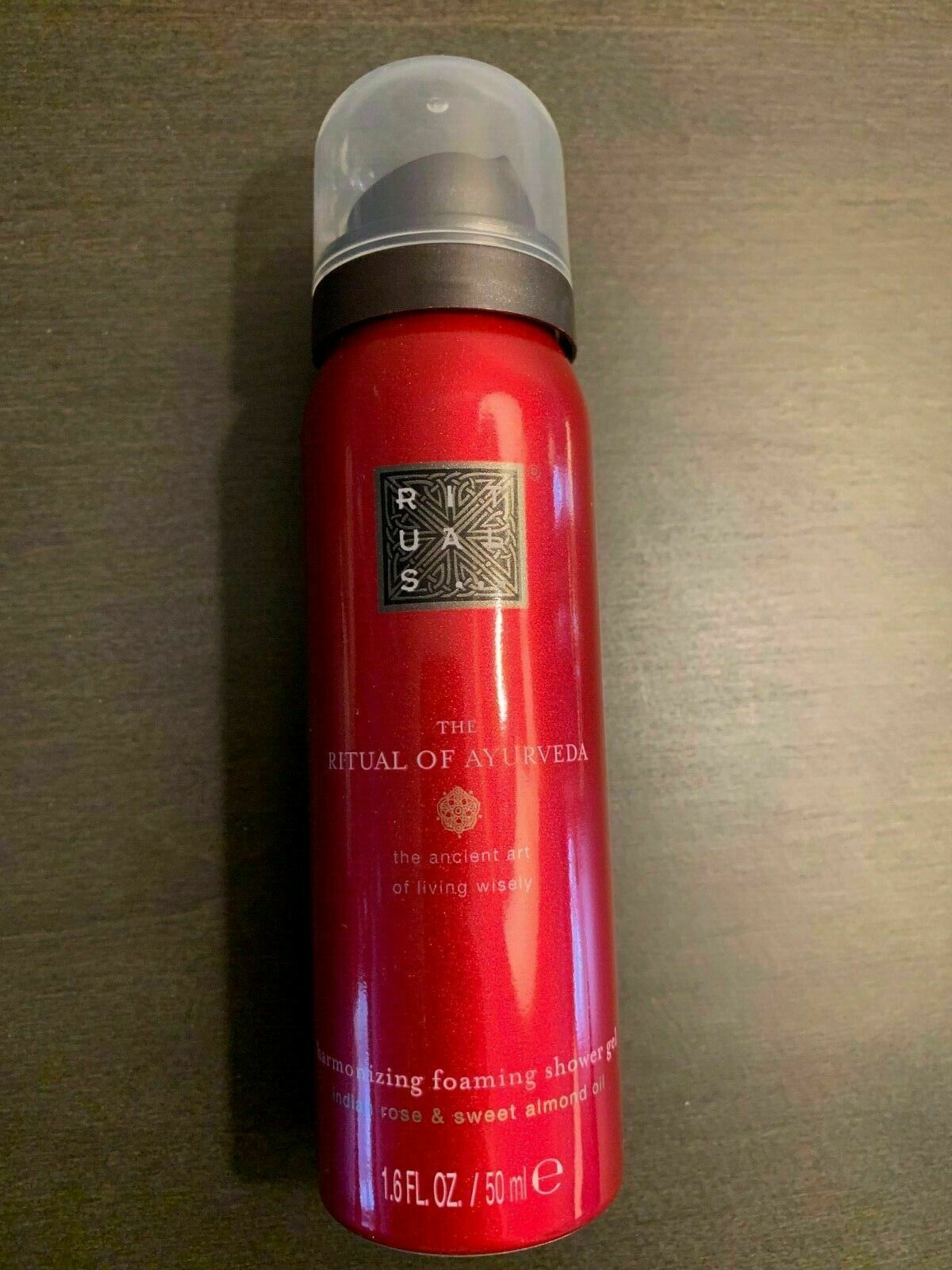 RITUALS AYURVEDA HARMONIZING FOAMING SHOWER GEL INDIAN ROSE+ALMOND OIL