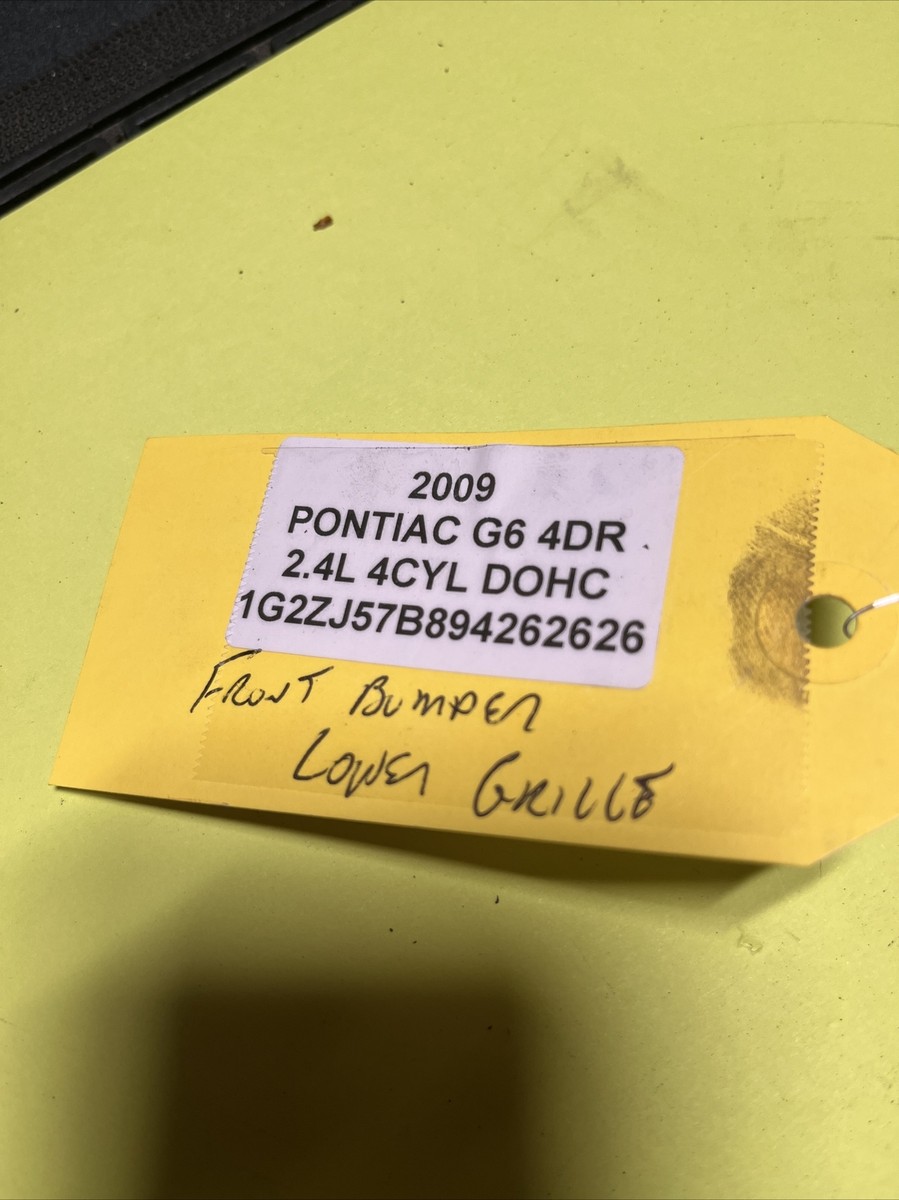 Genuine GM Original 2009-2010 Pontiac G6 OEM Grille Lower 20823231