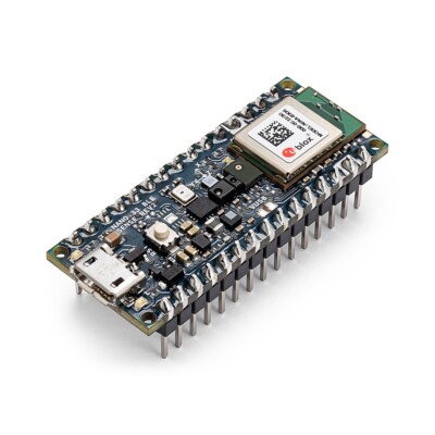 Arduino Nano 33 BLE Sense Rev2 mit Header, nRF52840 + Sensoren für KI, ABX00070