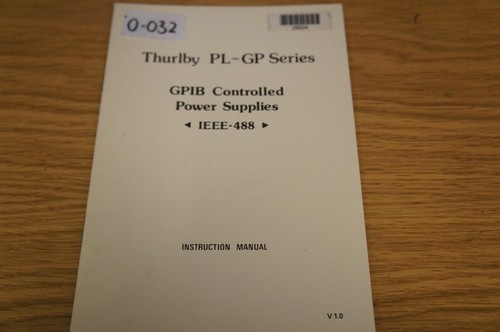 Manuales de Thurlby Thandar/TTi - varios disponibles - Imagen 9 de 15