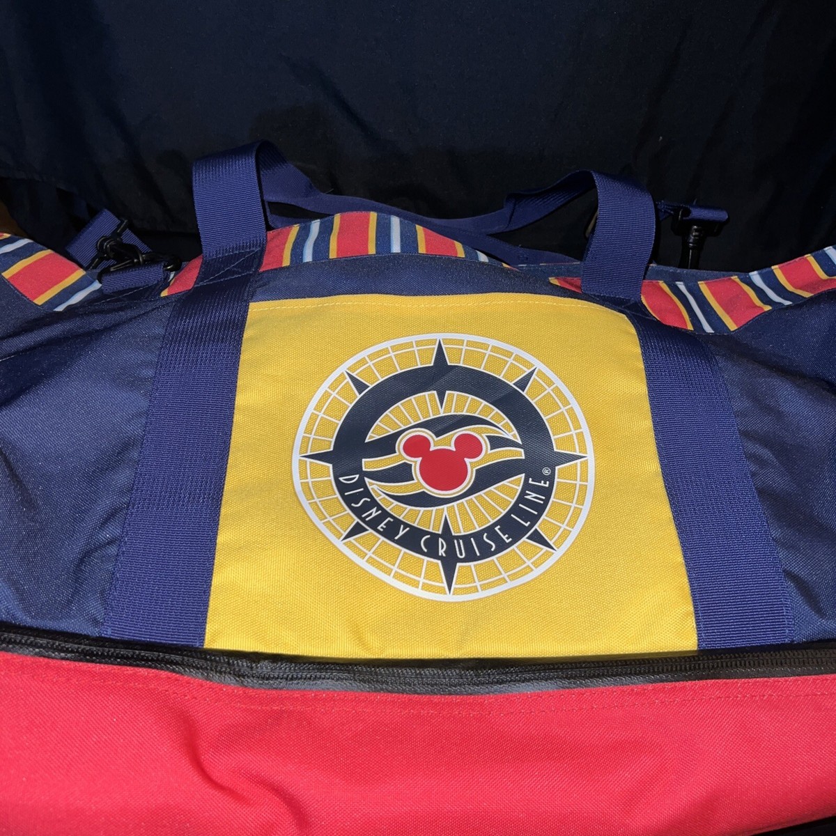 Disney Cruise Line Tote Beach Bag 21”x14” (Red, Yellow & Blue) | eBay