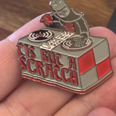 Monty Python Black Knight  tis But A Scratch  Turntable Pin Free Ship in USA