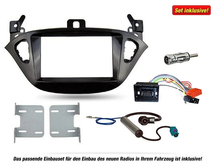 JVC 2-DIN KW-M565DBT Auto Radioset für OPEL Corsa E & Adam - Bild 3 von 4