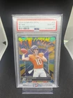 Panini Donruss Optic My House! Bo Nix RC #10 Gold Prizm /10 PSA 10 Broncos