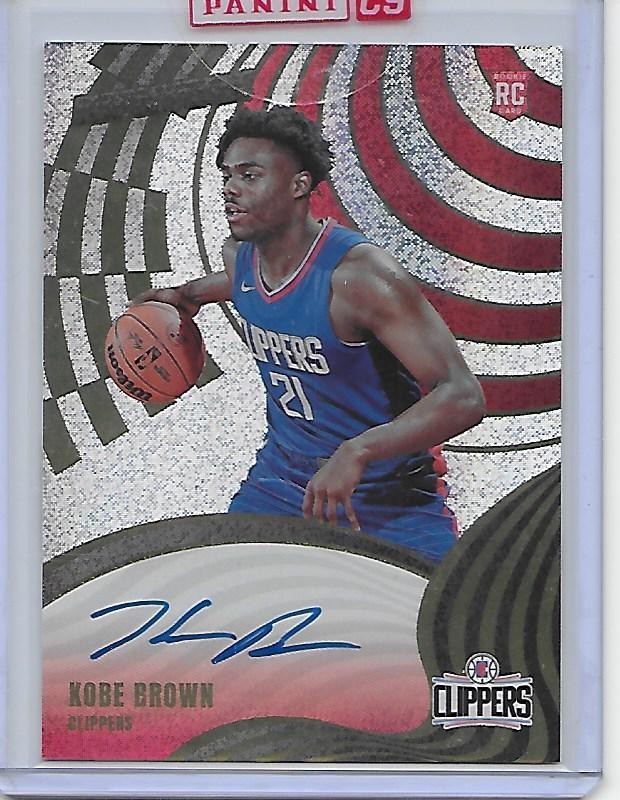 2023-24 Revolution KOBE BROWN rookie auto Los Angeles Clippers #RA-KBC