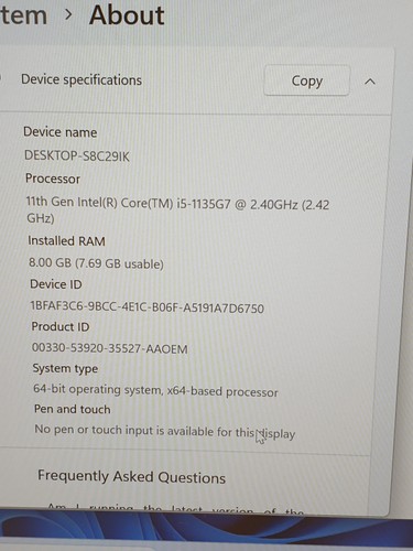HP ProBook 640 G8 14" Core i5-1135G7, 2.40GHz, 8GB RAM,256GB SSD WIN 11,SL11 - Zdjęcie 5 z 16
