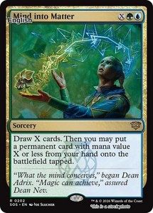 MTG 精神力 Mind Over Matter EXO 4枚 セット まとめ 精神力/Mind Over Matter 英語版4枚セット EXO MTG 31ZJPLuhemL._AC_UF350,