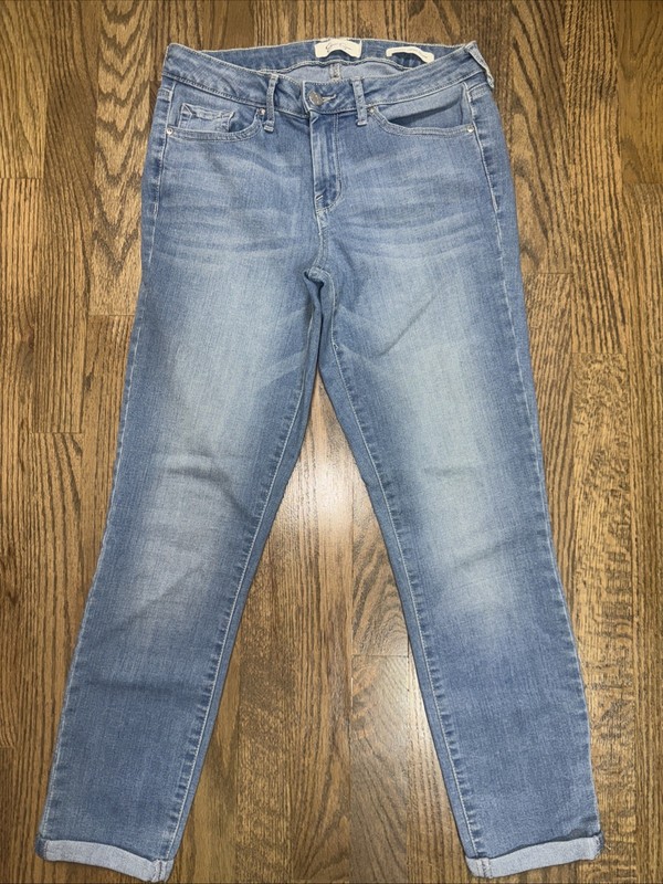 Jessica Simpson Size 28 Blue Forever Rolled Women’s Skinny Jeans