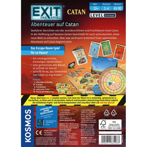 EXIT® - Das Spiel: Abenteuer auf Catan - Bild 2 von 5