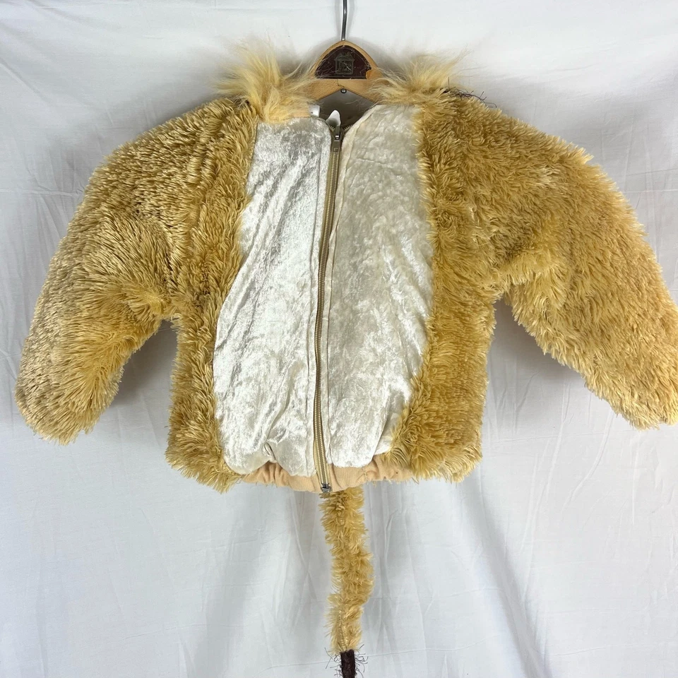 Disfraz de LEÓN Celebración Halloween Niño Una Pieza Talla Mediana Beige Con Capucha Foto 4 de 4