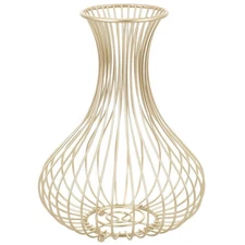 Wine Cork Holder, Rustic Metal Wine Cork Holder Decorative Golden Wine Cork S...