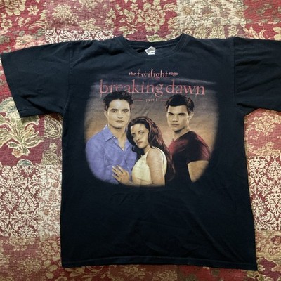 Twilight Saga breaking dawn part 1 movie promo shirt size medium black 2011