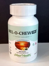 Maxi Health Mel-O-Chew - 200 Tablets Exp:02/2027