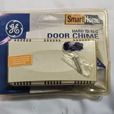 GE SmartHome Hard Wired Door Chime Contemporary Design 2 Note Front & Back Door