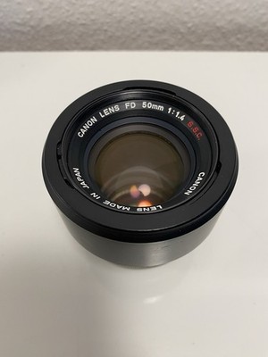 Canon FD 50mm 1:1.4 S.S.C. Objektiv / Für Analoge SLR Kamera / Guter Zustand 