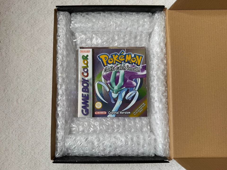 Pokemon Crystal Version Nintendo Game Boy Color - UK PAL VGC CIB - Tracked - Image 2 of 4