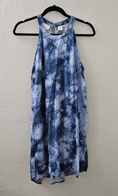 cynthia rowley blue linen dress Sleeveless Bonded Dress – Cynthia Rowley main image 1