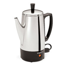 Presto 02822 Stainless Steel Coffee Maker, Cl...