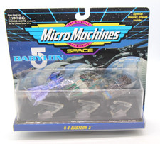 Galoob Micro Machines Babylon 5 Set 4 Sealed 1994