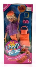 1993 Camp Barbie Skipper Puppe / Sunlight Color Changing Hair, Mattel 11076 NrfB