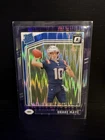 2024 Panini Donruss Optic - Rated Rookie Drake Maye #229 Purple Shock Prizm (RC)