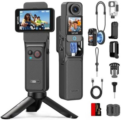 SJCAM C400 Handheld Action Camera 6-Axis Stabilization 4K Vlogging Camera