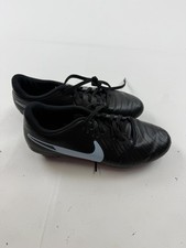 Nike Soccer Cleats Shoes Mens 7 Black Gray FG Firm Ground DV4343-003 Outdoor