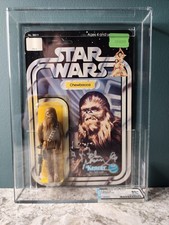 1978 Chewbacca 12 Back-B AFA 80  Signed Peter Mayhew Kenner Star Wars Vintage